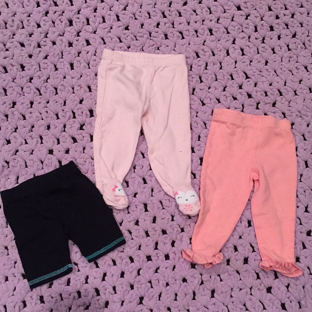Carters girl pants size 3 months